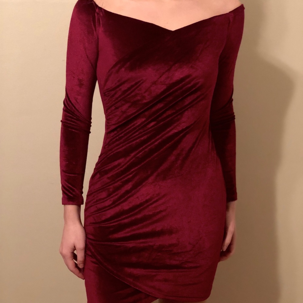 Red Velvet Dress